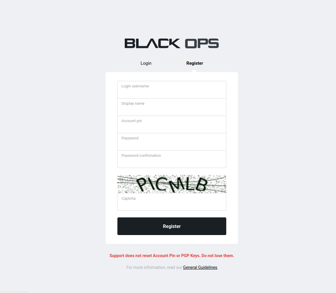 Registration UI